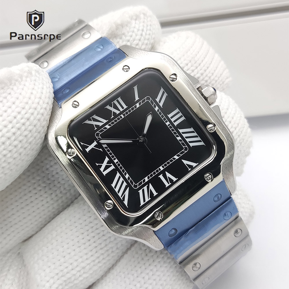 Patek Philippe Watch Nautilus - Relógios Masculinos com Caixa Quadrada, Novo