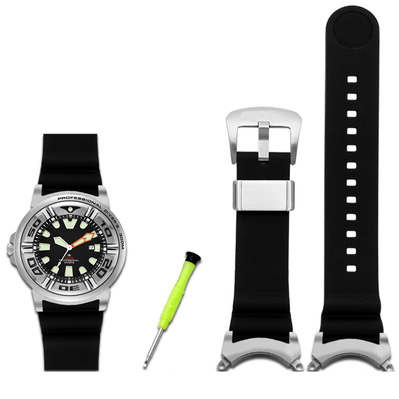 Citizen Watch Promaster - Pulseira modificada para relógio, aço inoxidável,