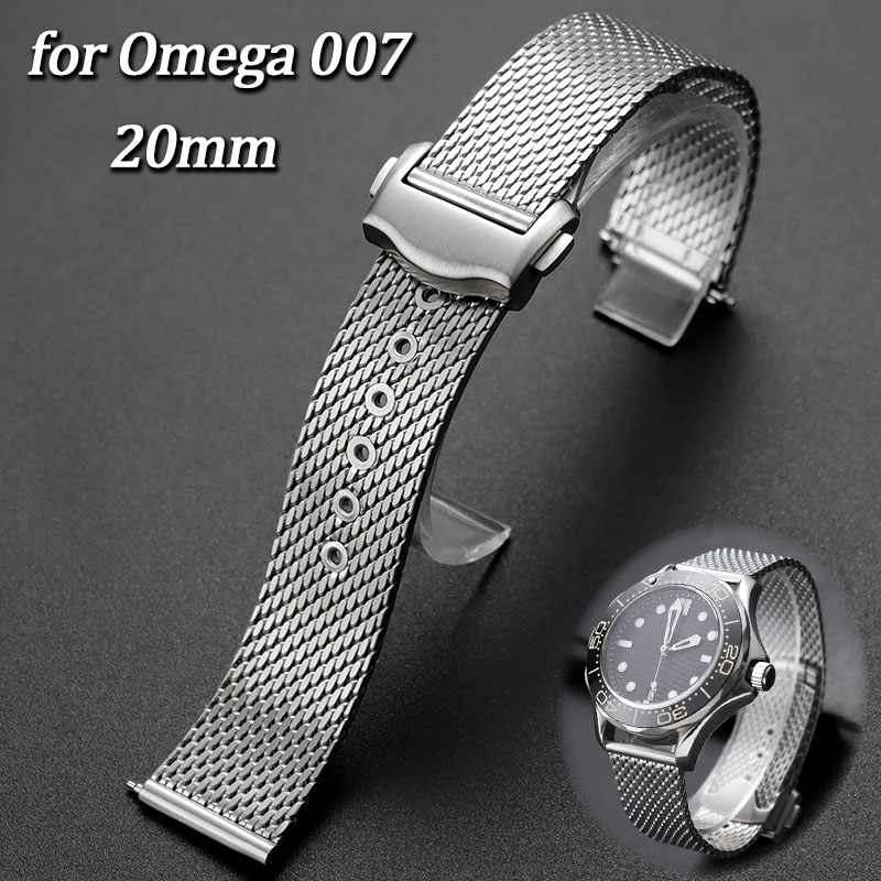 Pulseira de Malha de Aço Inoxi - Omega Watch Seamaster avaliação e preço