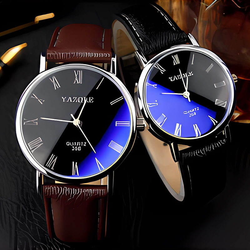 Relógios de Quartzo Minimalist - Leather Watch Band Men avaliação e preço