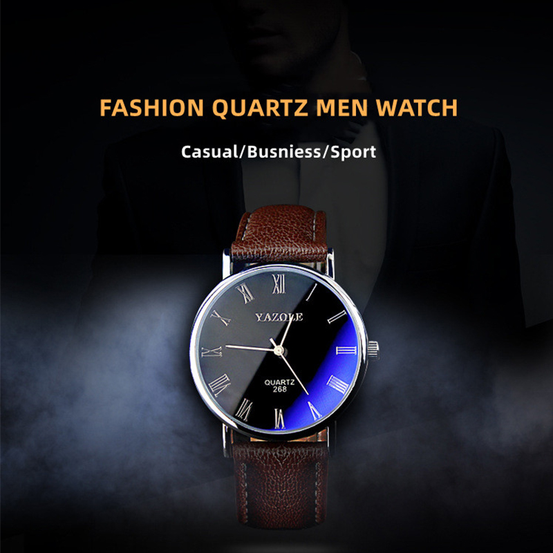 Relógios de Quartzo Minimalist - Leather Watch Band Men avaliação e preço