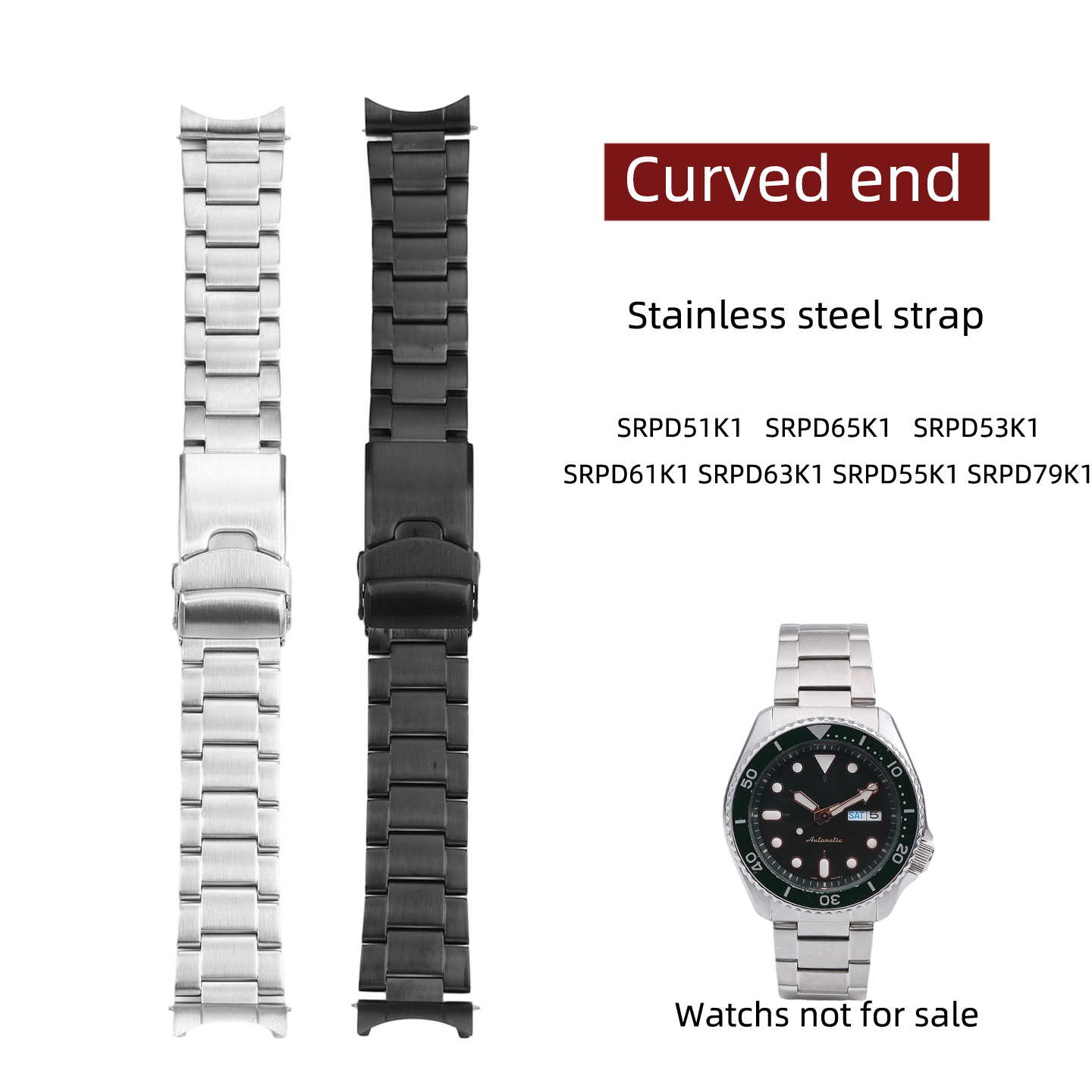 Pulseira de aço inoxidável com - Seiko Watch 5 Sports avaliação e preço