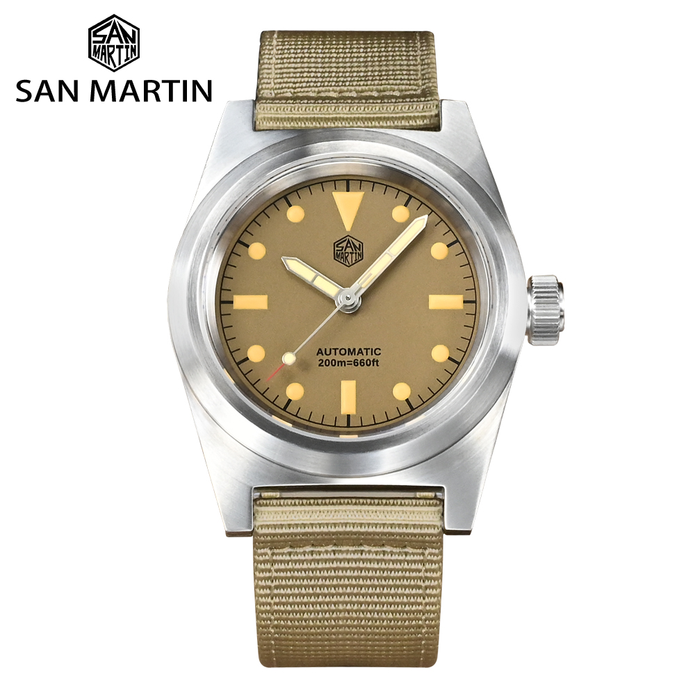 San Martin relógio mecânico au - Tropic Strap Vintage avaliação e preço