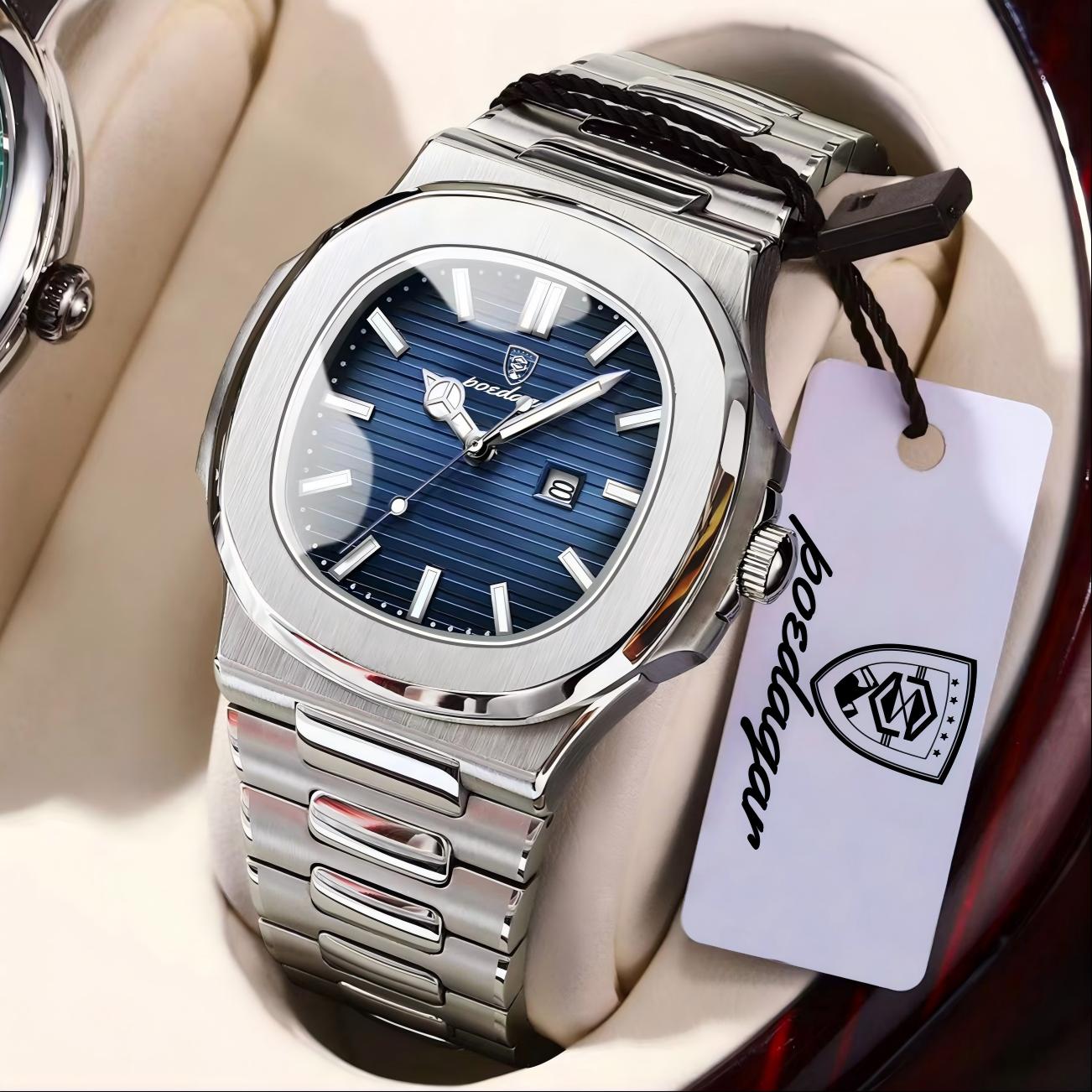 Poedagar quadrado de luxo reló - Patek Philippe Watch Nautilus avaliação e preço